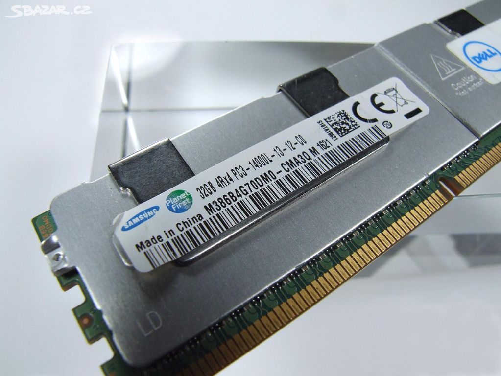 32 GB DDR3 RAM modul pro HP DELL Fujitsu server - Praha - Sbazar.cz